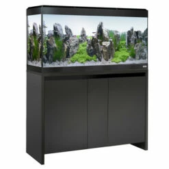 Fluval Roma 200 Black Aquarium & Cabinet