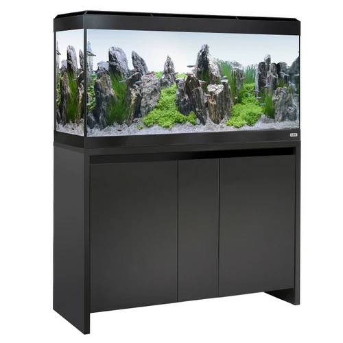 Fluval Roma 200 Black Aquarium & Cabinet
