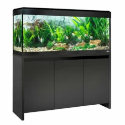 Fluval Roma 240 Black Aquarium & Cabinet