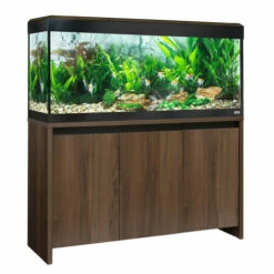 Fluval Roma 240 Walnut Aquarium & Cabinet