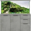 Aqua One Oakstyle 230 Industrial Concrete Edition Aquarium And Cabinet