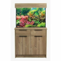 Aqua One Oakstyle Aquarium And Cabinet 145 Litres Nash Oak