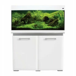 Aqua One AquaVogue 170 Litre Aquarium And Cabinet White Gloss