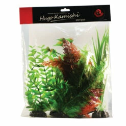 Hugo Kamishi Artificial Orange / Green Plant Mix - Pack Of 5
