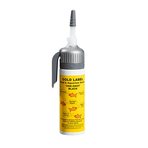 Huttons Gold Label Pond & Aquarium Sealer One Shot Black