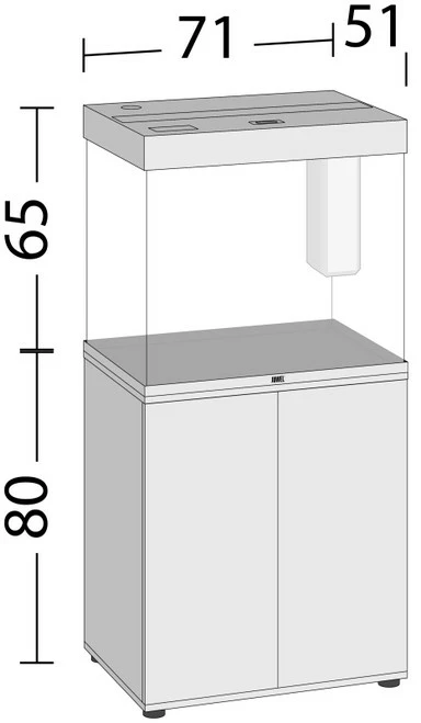 Juwel Lido 200 LED Aquarium And Cabinet Light Wood - Image 3