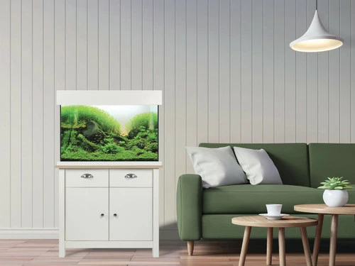 Aqua One Oakstyle Aquarium & Cabinet 145 Litres Soft White - Image 2