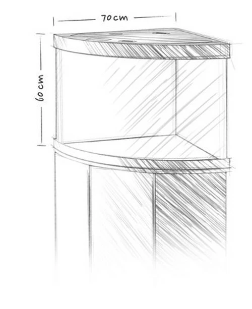 Juwel Trigon 190 LED Aquarium And Cabinet Light Wood - Image 4